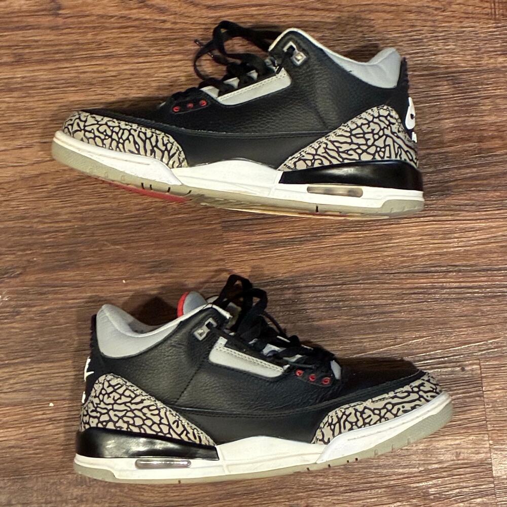 Nike Air Jordan 3 Retro Black Cement Size 10 As Is Read Description
